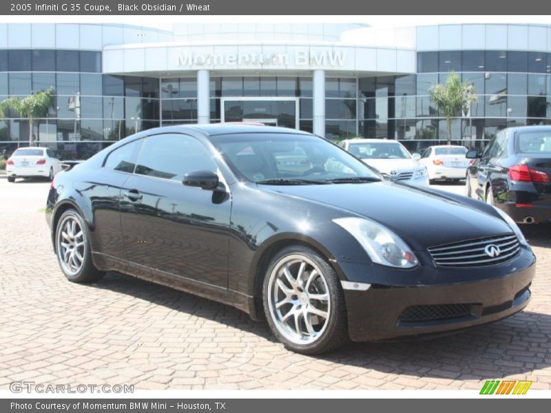 Black Obsidian / Wheat 2005 Infiniti G 35 Coupe