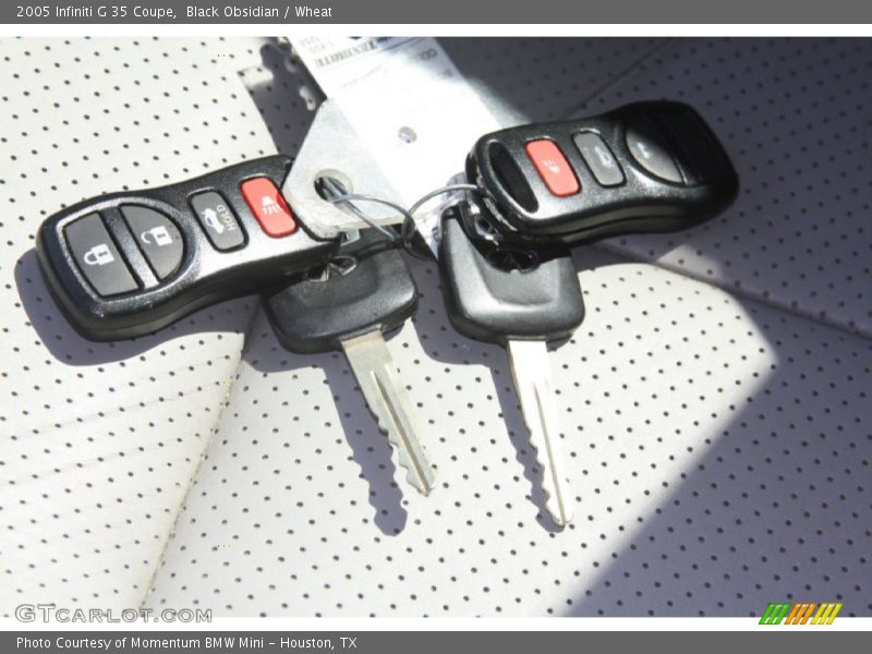 Black Obsidian / Wheat 2005 Infiniti G 35 Coupe