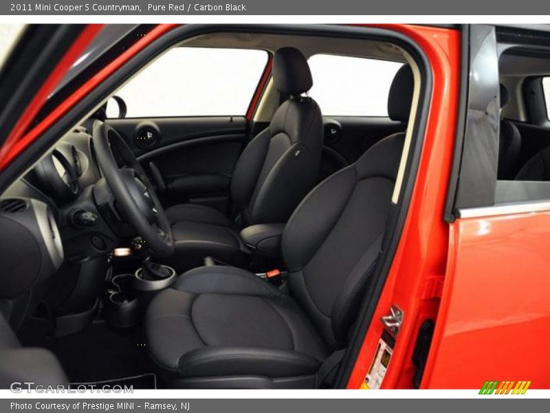  2011 Cooper S Countryman Carbon Black Interior