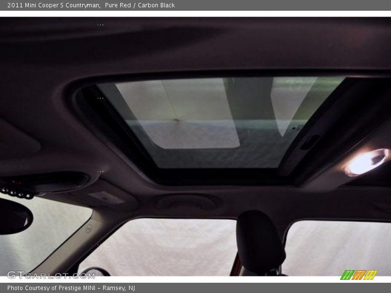Sunroof of 2011 Cooper S Countryman
