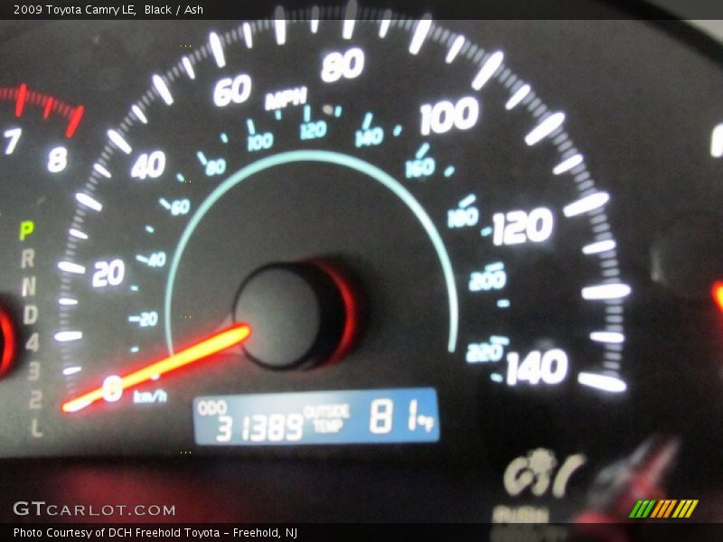 Black / Ash 2009 Toyota Camry LE