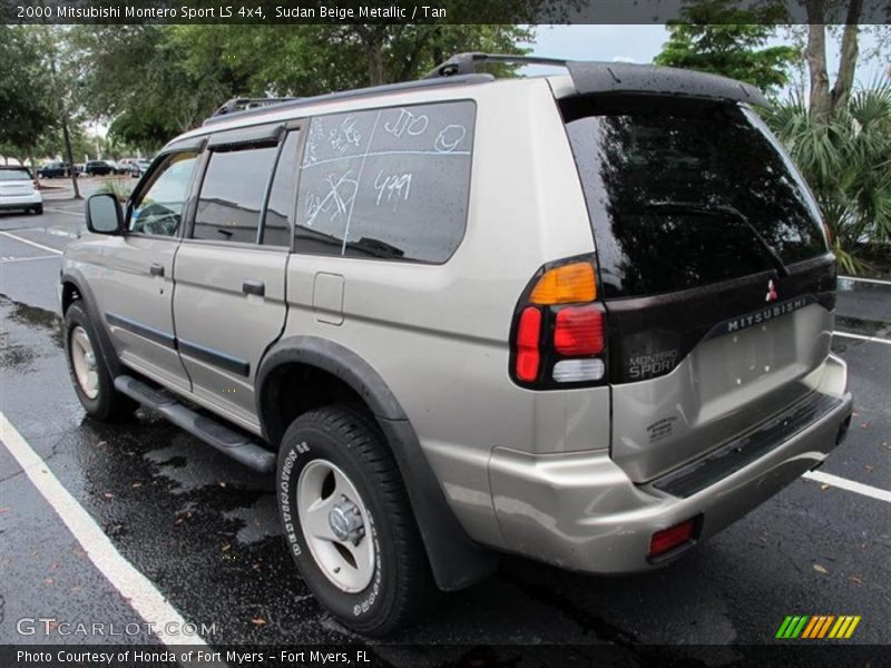 Sudan Beige Metallic / Tan 2000 Mitsubishi Montero Sport LS 4x4