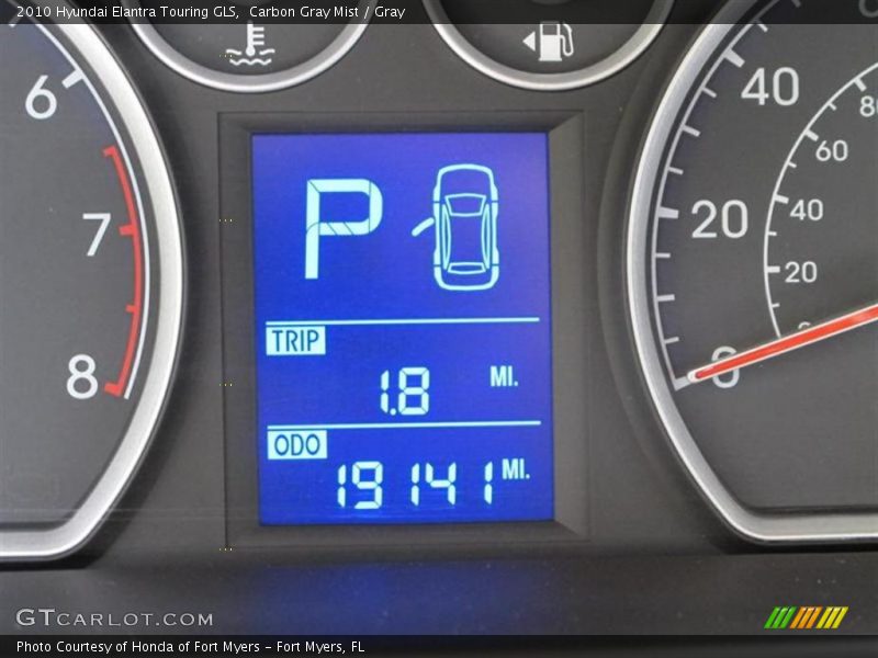 Carbon Gray Mist / Gray 2010 Hyundai Elantra Touring GLS