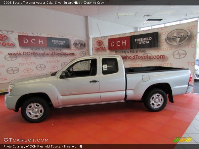 Silver Streak Mica / Graphite Gray 2008 Toyota Tacoma Access Cab