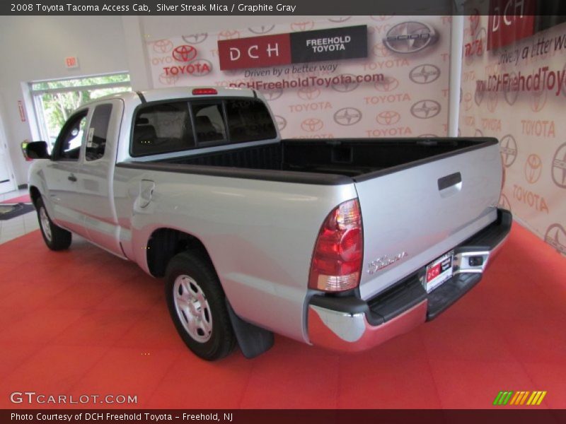 Silver Streak Mica / Graphite Gray 2008 Toyota Tacoma Access Cab