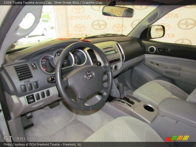 Silver Streak Mica / Graphite Gray 2008 Toyota Tacoma Access Cab