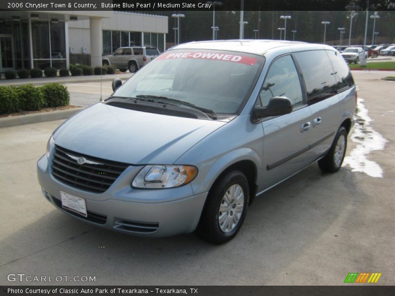 Butane Blue Pearl / Medium Slate Gray 2006 Chrysler Town & Country