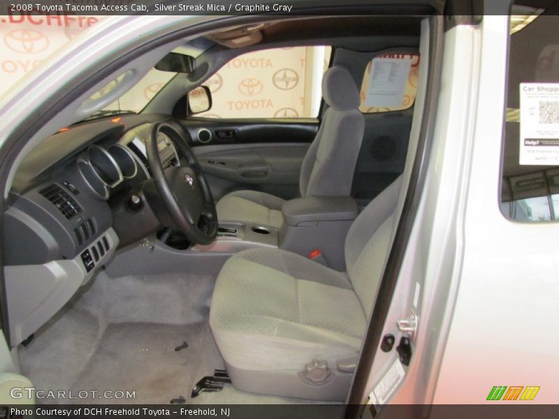 Silver Streak Mica / Graphite Gray 2008 Toyota Tacoma Access Cab