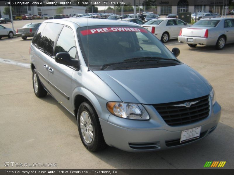 Butane Blue Pearl / Medium Slate Gray 2006 Chrysler Town & Country