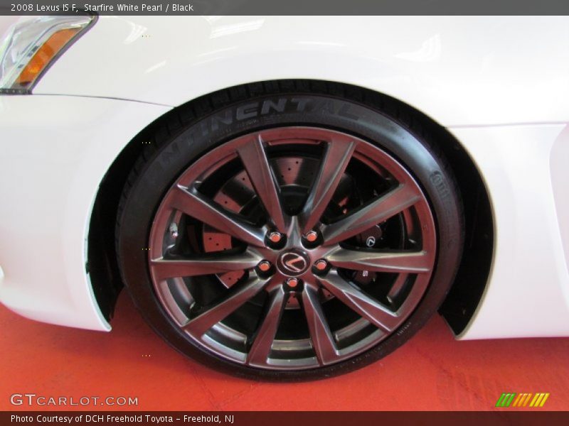 Starfire White Pearl / Black 2008 Lexus IS F