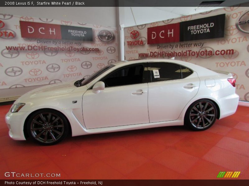 Starfire White Pearl / Black 2008 Lexus IS F