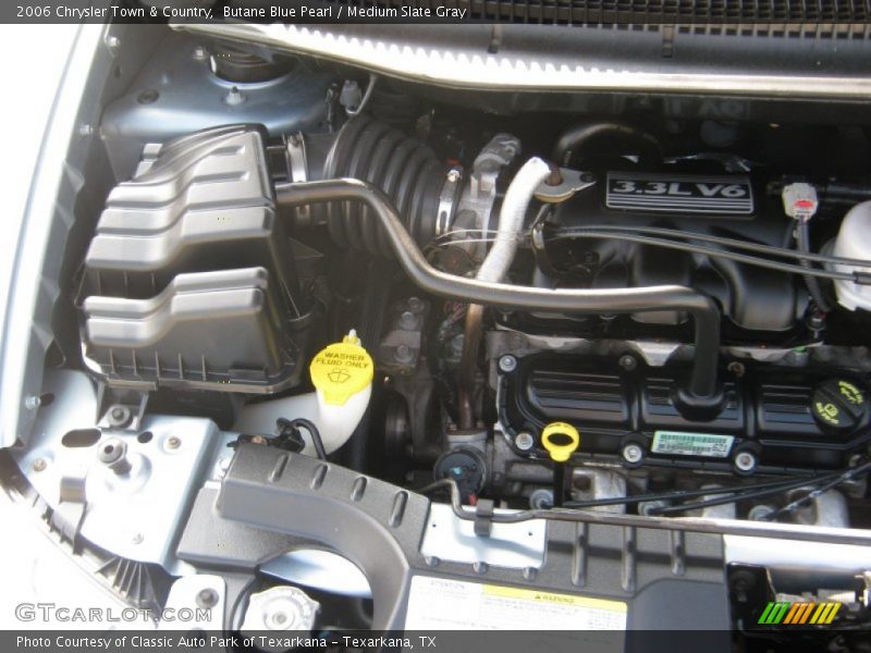 Butane Blue Pearl / Medium Slate Gray 2006 Chrysler Town & Country
