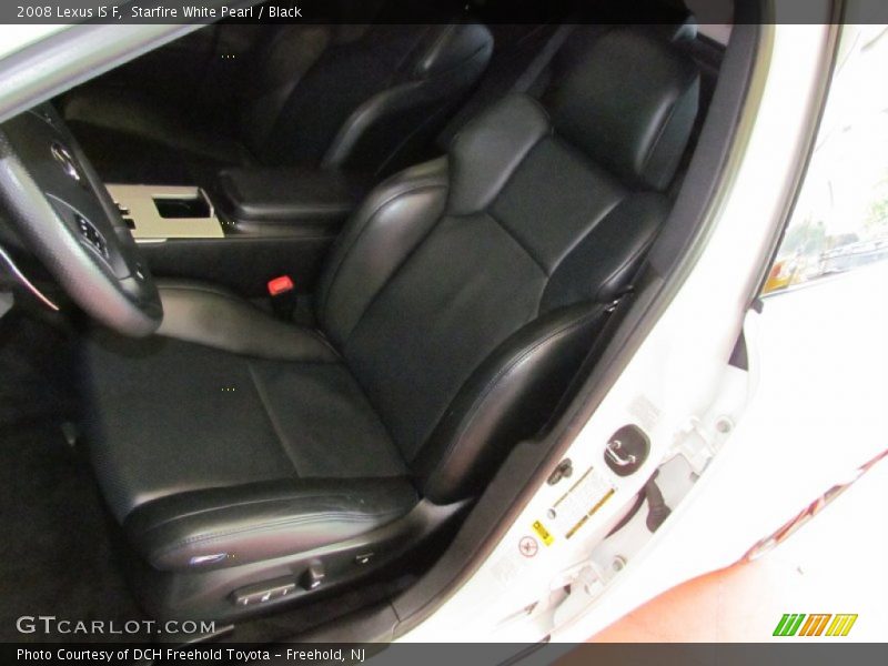 Starfire White Pearl / Black 2008 Lexus IS F