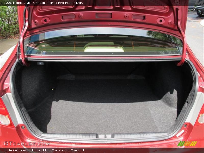 Tango Red Pearl / Ivory 2006 Honda Civic LX Sedan