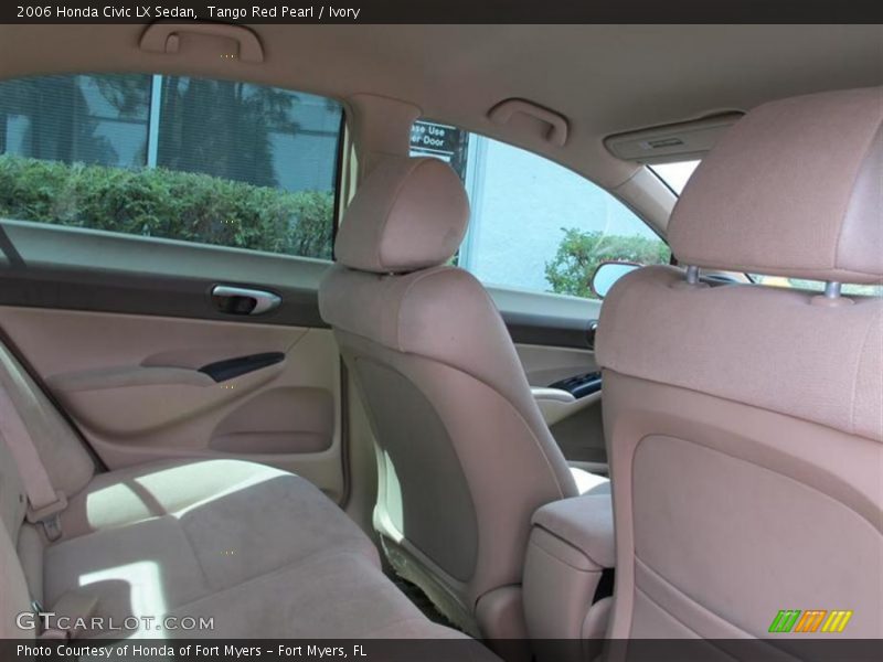 Tango Red Pearl / Ivory 2006 Honda Civic LX Sedan