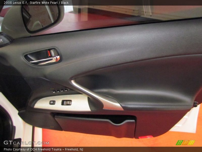 Starfire White Pearl / Black 2008 Lexus IS F