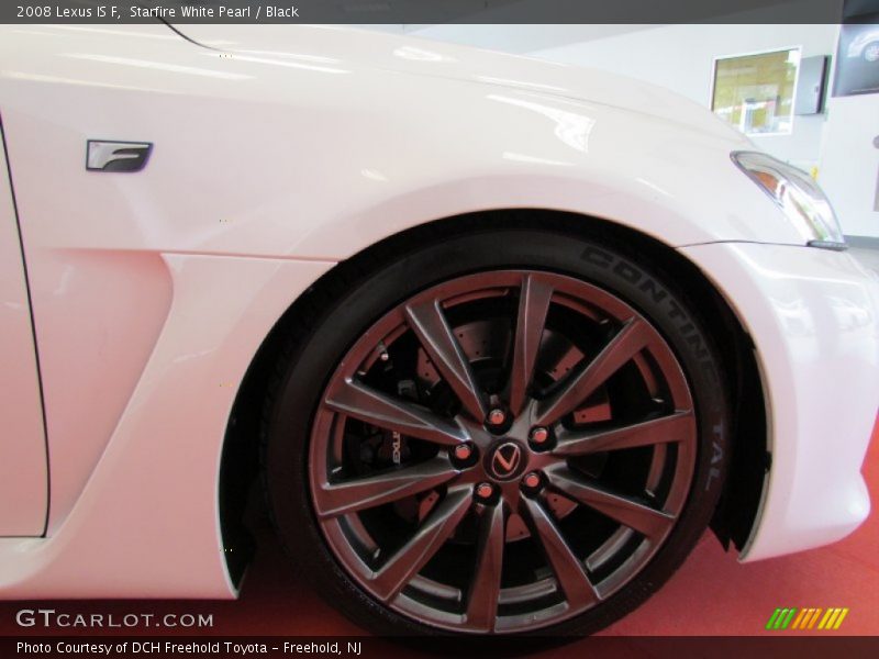 Starfire White Pearl / Black 2008 Lexus IS F