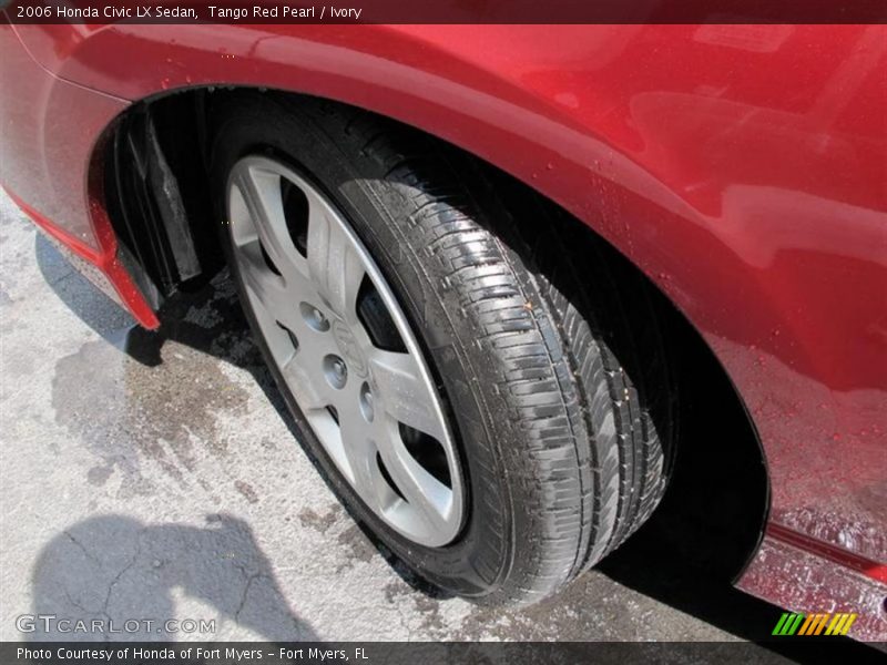 Tango Red Pearl / Ivory 2006 Honda Civic LX Sedan