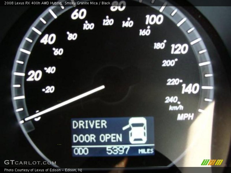 Smoky Granite Mica / Black 2008 Lexus RX 400h AWD Hybrid