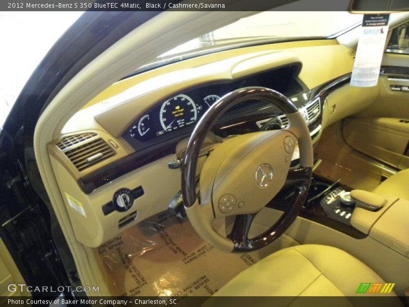 Black / Cashmere/Savanna 2012 Mercedes-Benz S 350 BlueTEC 4Matic