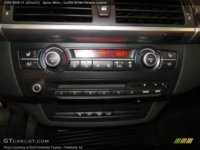 Alpine White / Saddle Brown Nevada Leather 2009 BMW X5 xDrive30i