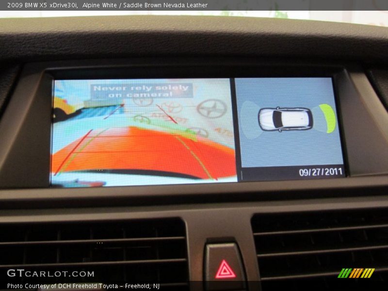 Alpine White / Saddle Brown Nevada Leather 2009 BMW X5 xDrive30i