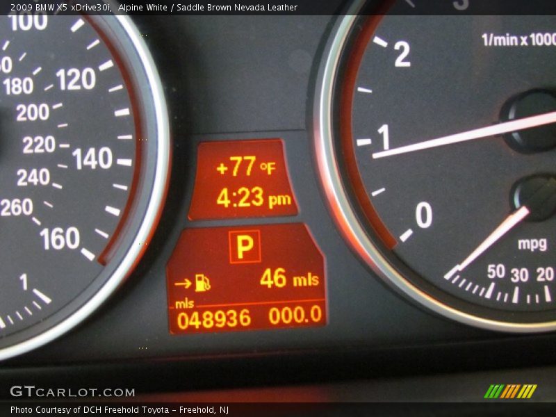 Alpine White / Saddle Brown Nevada Leather 2009 BMW X5 xDrive30i