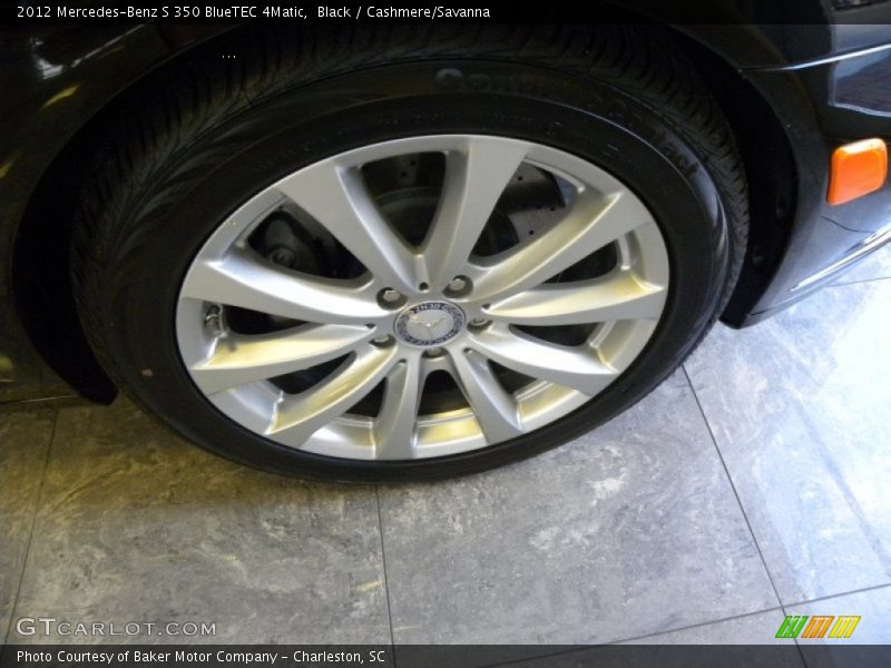 Black / Cashmere/Savanna 2012 Mercedes-Benz S 350 BlueTEC 4Matic