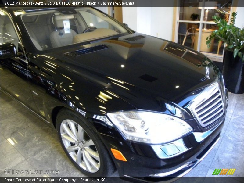 Black / Cashmere/Savanna 2012 Mercedes-Benz S 350 BlueTEC 4Matic