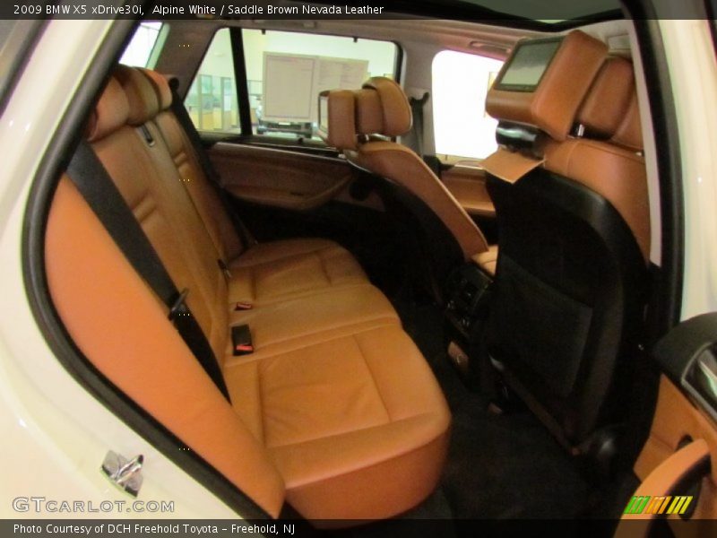 Alpine White / Saddle Brown Nevada Leather 2009 BMW X5 xDrive30i