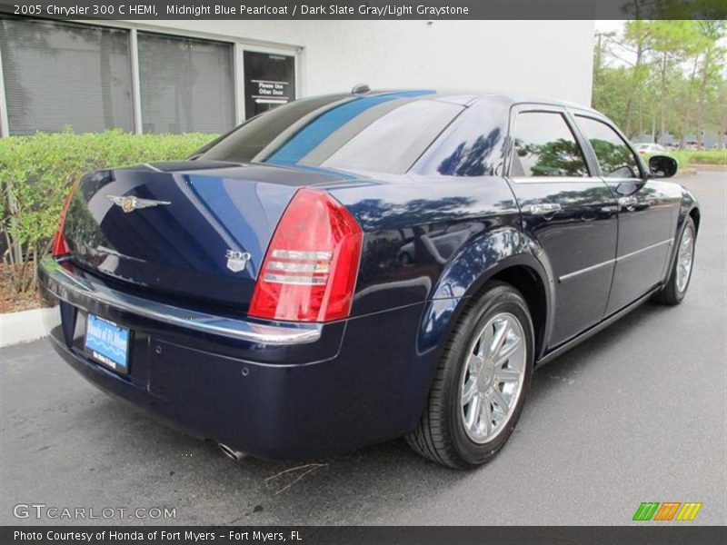 Midnight Blue Pearlcoat / Dark Slate Gray/Light Graystone 2005 Chrysler 300 C HEMI