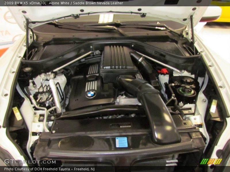 Alpine White / Saddle Brown Nevada Leather 2009 BMW X5 xDrive30i