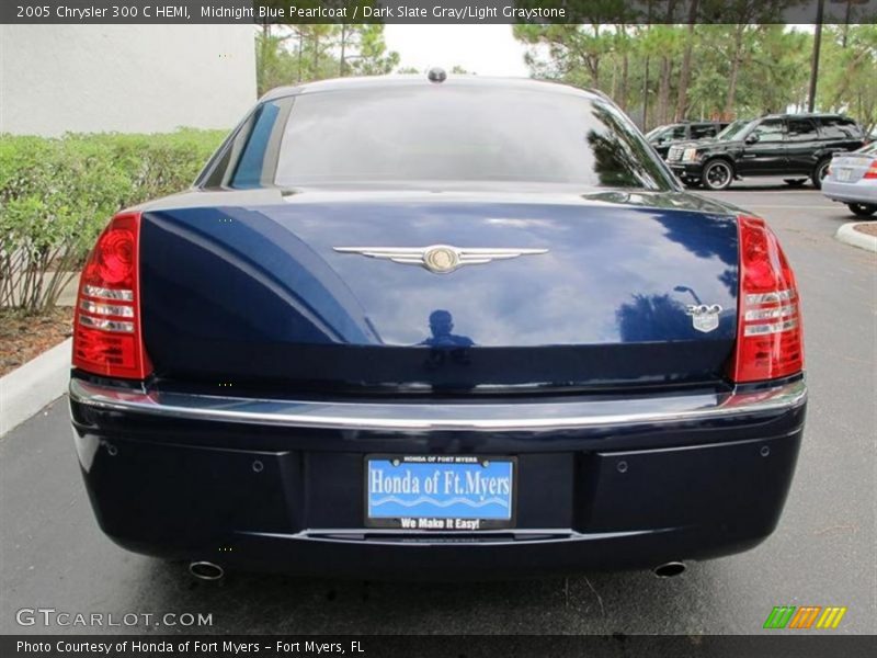 Midnight Blue Pearlcoat / Dark Slate Gray/Light Graystone 2005 Chrysler 300 C HEMI