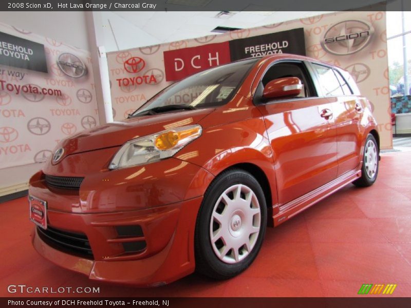 Hot Lava Orange / Charcoal Gray 2008 Scion xD