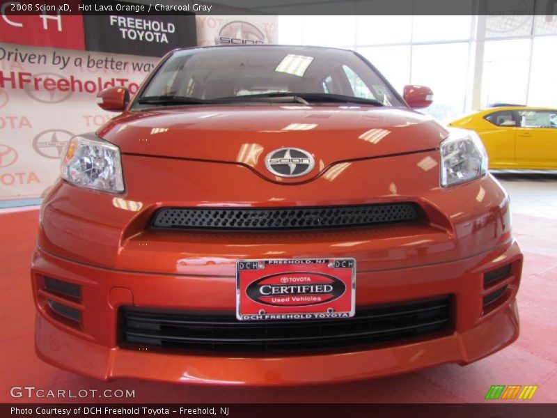 Hot Lava Orange / Charcoal Gray 2008 Scion xD