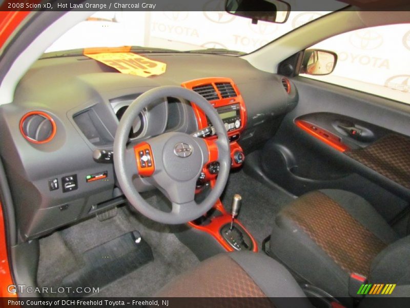 Hot Lava Orange / Charcoal Gray 2008 Scion xD