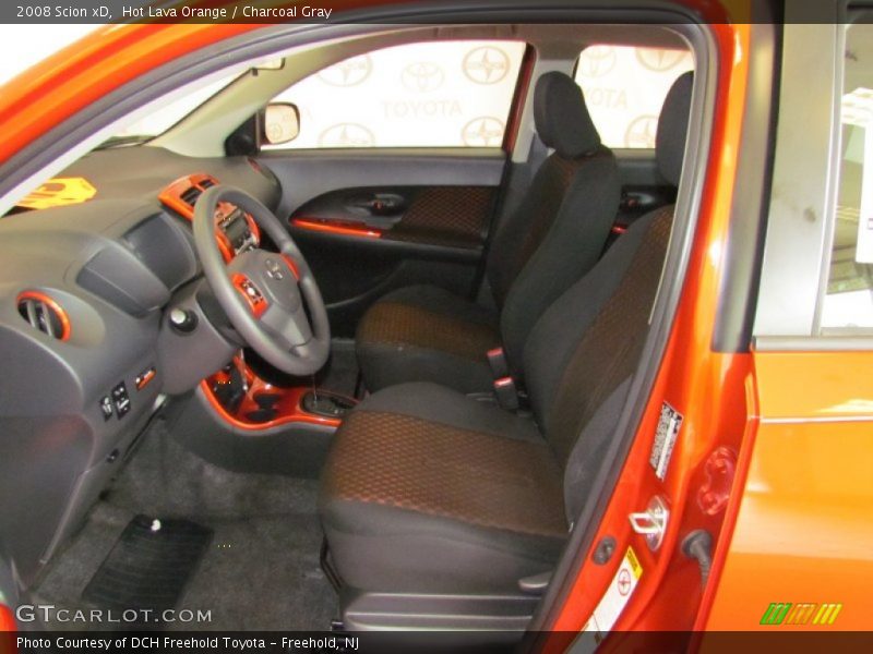 Hot Lava Orange / Charcoal Gray 2008 Scion xD