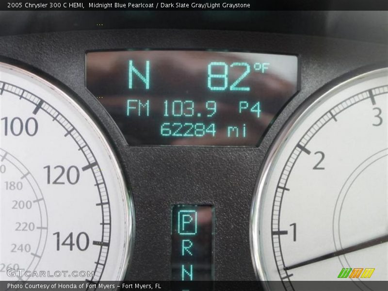 Midnight Blue Pearlcoat / Dark Slate Gray/Light Graystone 2005 Chrysler 300 C HEMI
