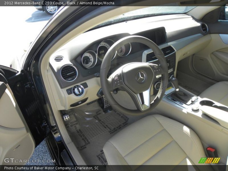  2012 C 250 Coupe Almond Beige/Mocha Interior