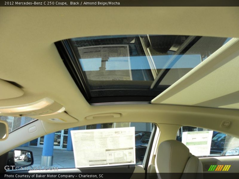 Black / Almond Beige/Mocha 2012 Mercedes-Benz C 250 Coupe
