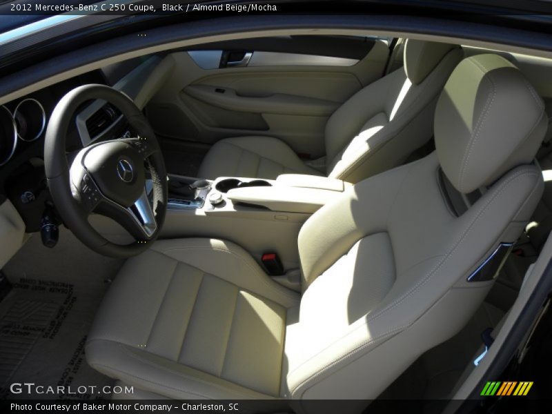 Black / Almond Beige/Mocha 2012 Mercedes-Benz C 250 Coupe