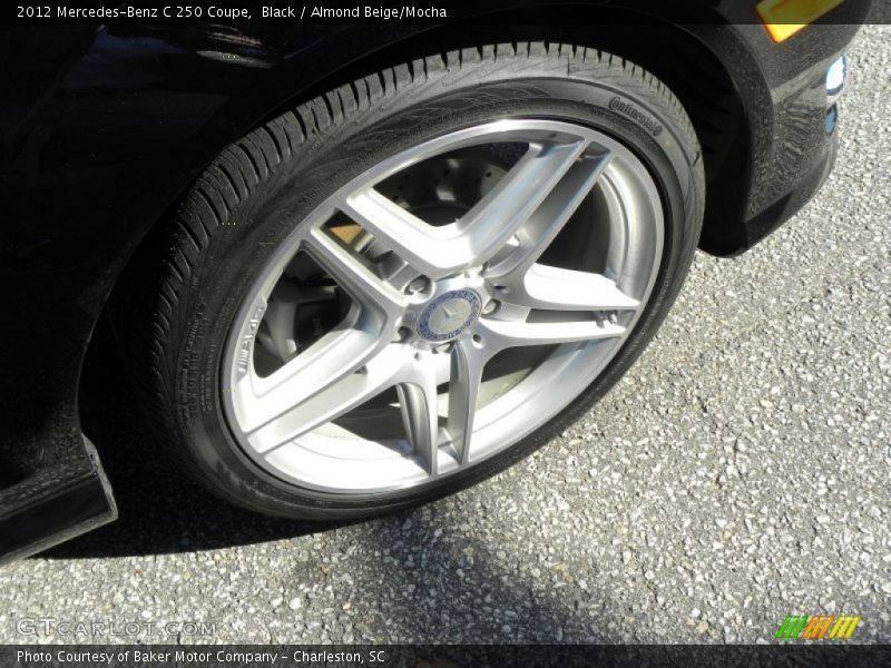 Black / Almond Beige/Mocha 2012 Mercedes-Benz C 250 Coupe