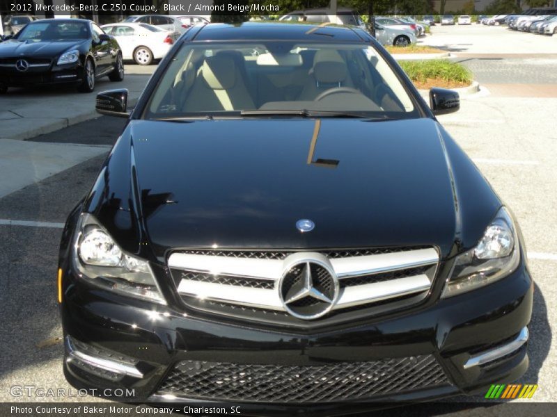 Black / Almond Beige/Mocha 2012 Mercedes-Benz C 250 Coupe