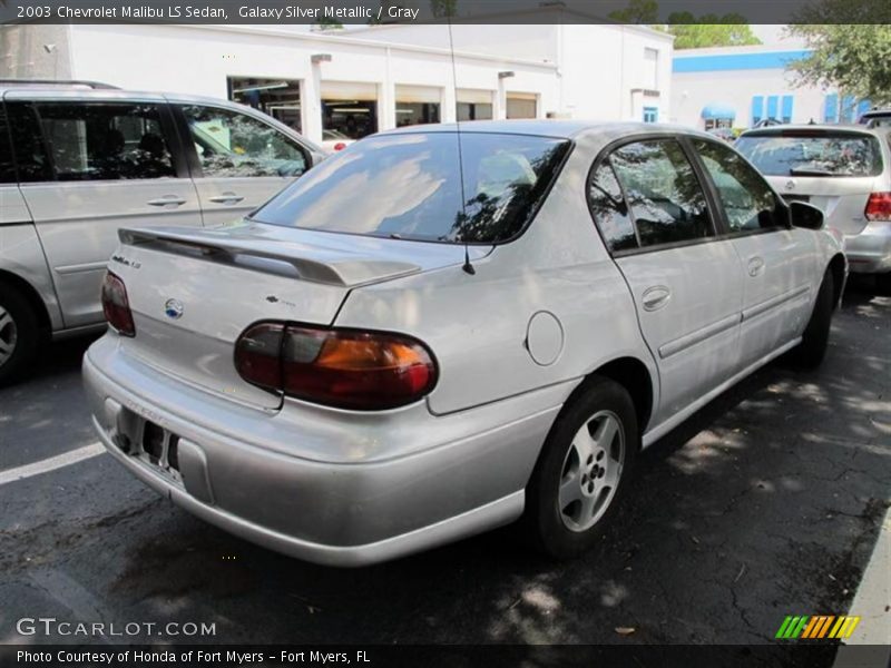 Galaxy Silver Metallic / Gray 2003 Chevrolet Malibu LS Sedan