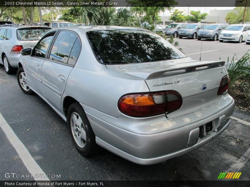 Galaxy Silver Metallic / Gray 2003 Chevrolet Malibu LS Sedan