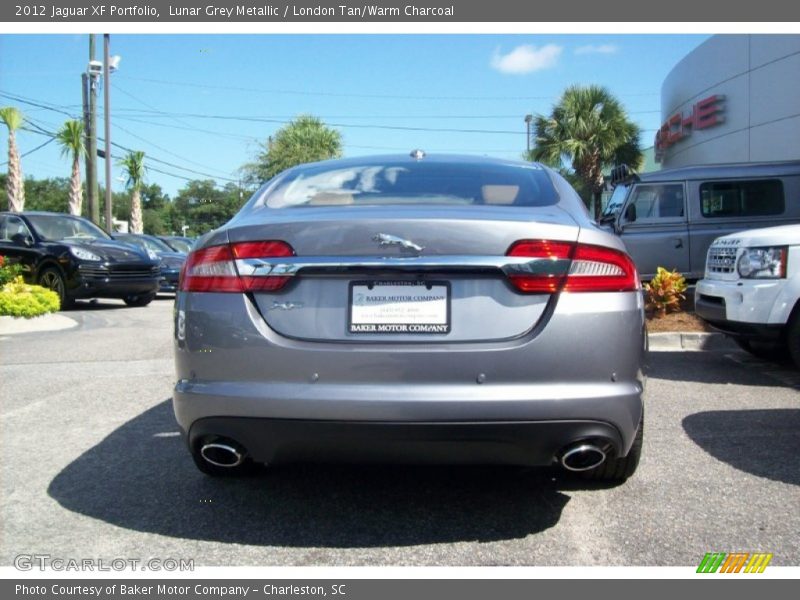 Lunar Grey Metallic / London Tan/Warm Charcoal 2012 Jaguar XF Portfolio