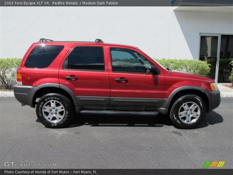 Redfire Metallic / Medium Dark Pebble 2003 Ford Escape XLT V6