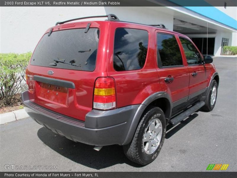 Redfire Metallic / Medium Dark Pebble 2003 Ford Escape XLT V6
