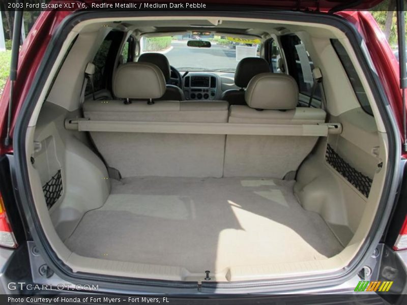 Redfire Metallic / Medium Dark Pebble 2003 Ford Escape XLT V6