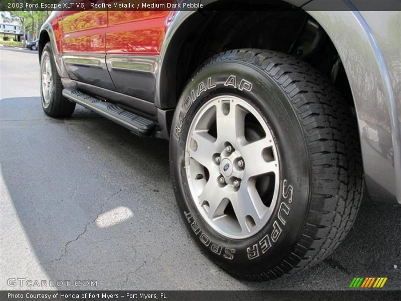 Redfire Metallic / Medium Dark Pebble 2003 Ford Escape XLT V6